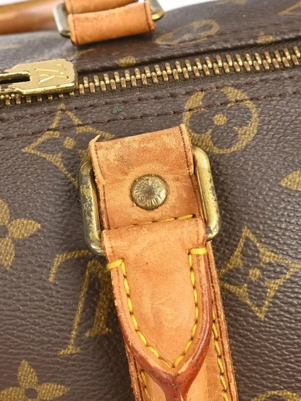 LOUIS VUITTON KEEPALL 45 DUFFLE HANDBAG MONOGRAM M41428